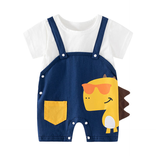 Summer Pure Cotton Baby Jumpsuit